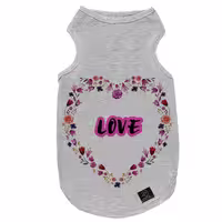 لباس سگ و گربه 27 طرح LOVE کد V40 سایز XL