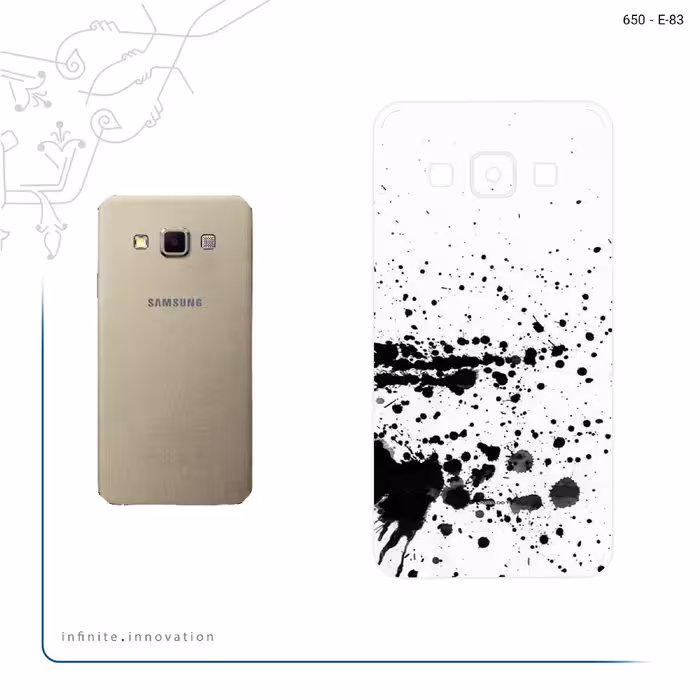 برچسب پوششی ماهوت مدل Abstract Ink Art مناسب برای گوشی موبایل سامسونگ Galaxy A3