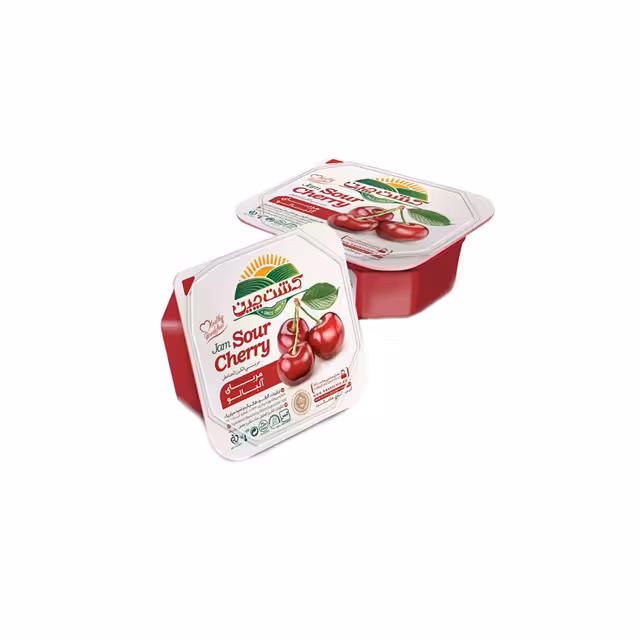 مربا آلبالو کشت چین 20 گرمی بسته 72 عددی