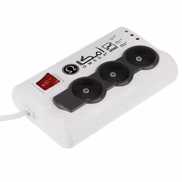 محافظ ولتاژ برق یخچال و فریزر 3 متری امگا مدل P3100