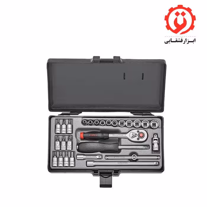 جعبه بکس 12پر 1/4 درایو 27 پارچه فورس مدل 2281