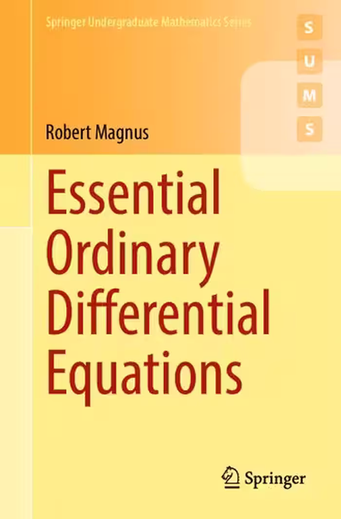 خرید و دانلود نسخه کامل کتاب Essential Ordinary Differential Equations