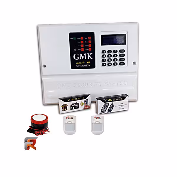 پکیج دزدگیر اماکن سیم کارتی و خط شهری جی ام کا GMK910-M2 با بیمه ایران 12 ماهه GMK2