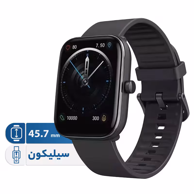 ساعت هوشمند 45.7 میلی متری هایلو مدل GST Lite LS13 با بند سیلیکونی | کالا مکس