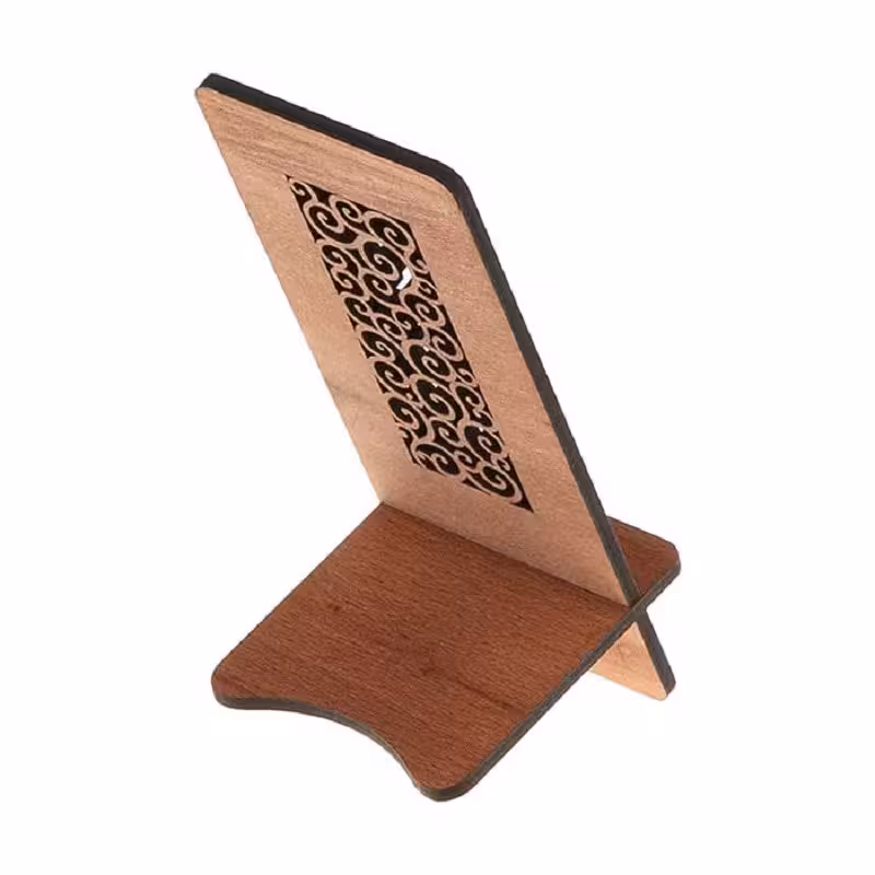 پایه نگهدارنده گوشی چوبی موبایل مدل SM 439