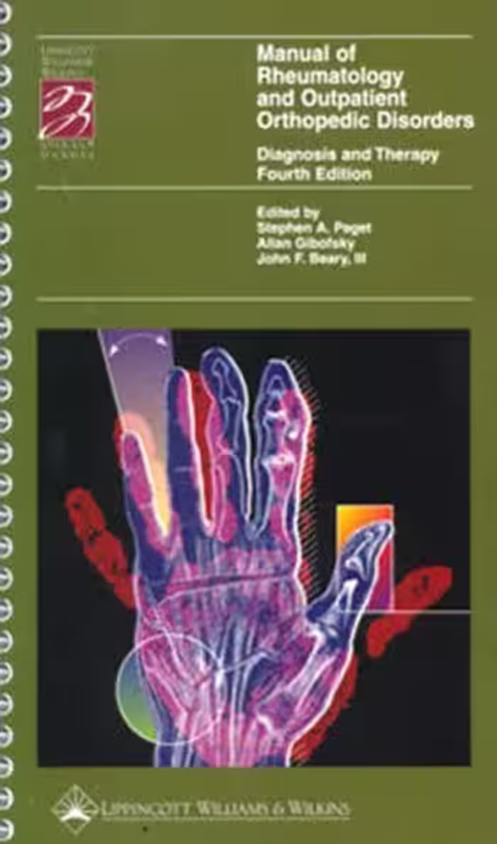 خرید و دانلود نسخه کامل کتاب Manual of Rheumatology and Outpatient Orthopedic Disorders (LB Spiral Manuals)