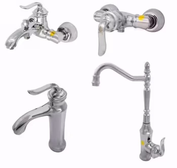 ست شیرالات شیبه مدل ارکید کروم (ارسال رایگان)