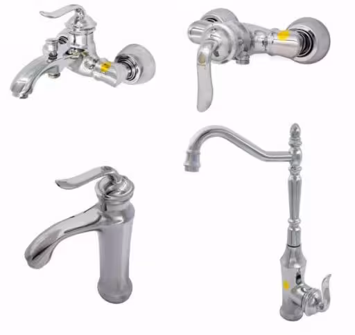 ست شیرالات شیبه مدل ارکید کروم (ارسال رایگان)