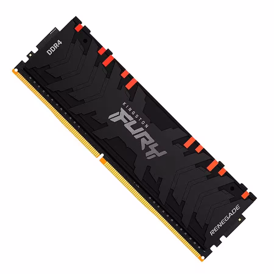 قیمت و خرید رم کینگستون مدل FURY RENEGADE BLACK RGB DDR4 16GB CL16 3600Mhz | یاس ارتباط