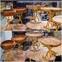 ست پذیرای چوبی مدل بالرین