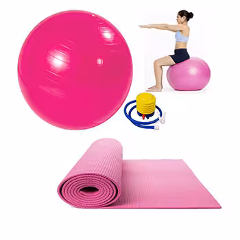 مت یوگا و توپ جیمبال