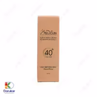 ضد آفتاب کرم پودری پوست حساس و چرب مدیسان SPF40