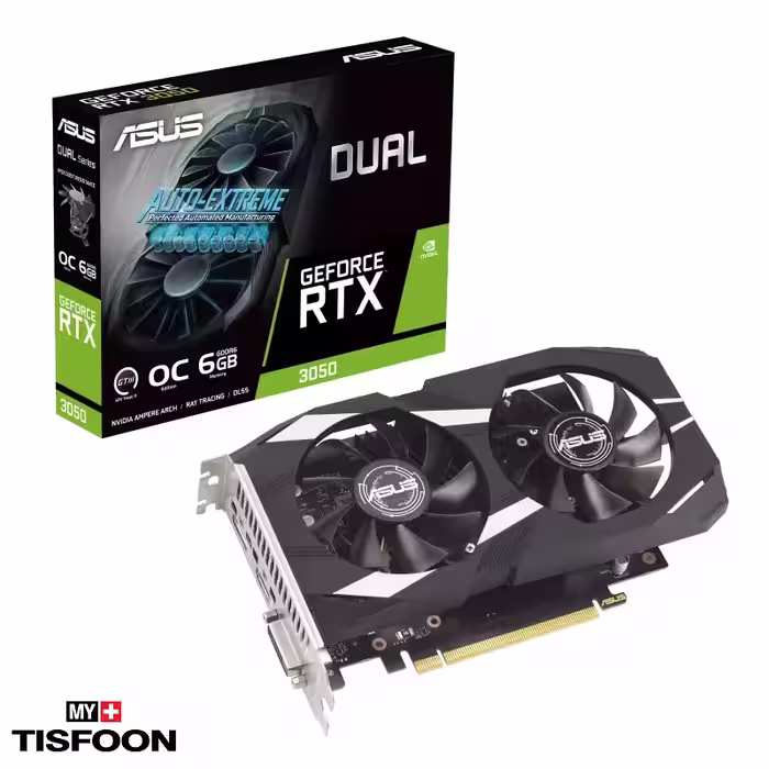 کارت گرافیک ایسوس مدل Dual GeForce RTX 3050 OC 6GB