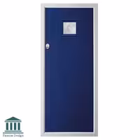 در ورودی آپارتمان منزل طرح انگلیسی  رنگ آبی کد 1582