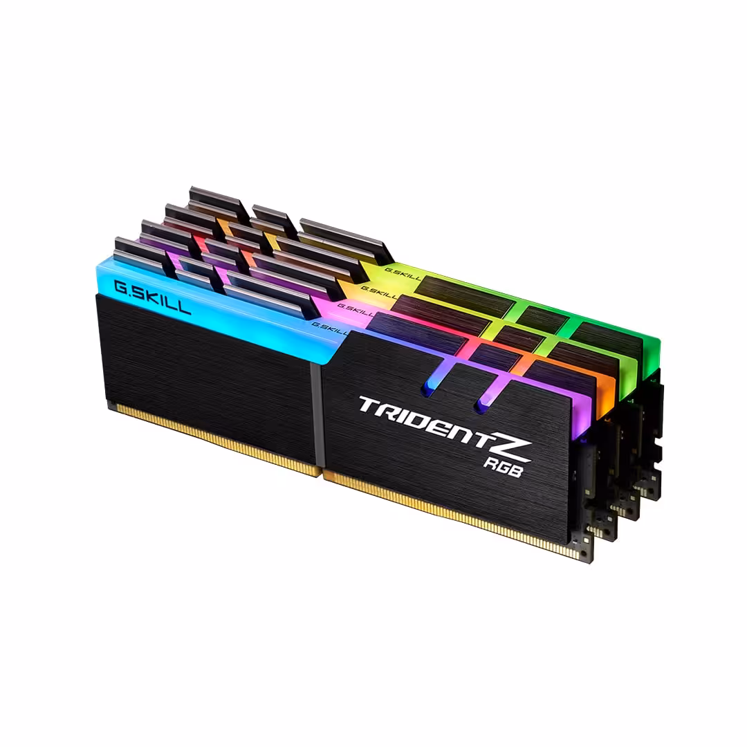 رم دسکتاپ DDR4 چهار کاناله 3600 مگاهرتز CL16 جی اسکیل سری TRIDENT Z RGB ظرفیت 64 گیگابایت بسته چهار عددی