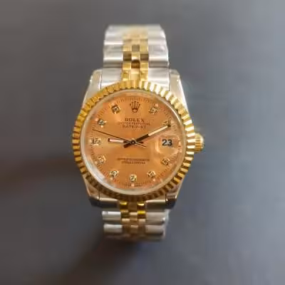 ساعت مچی مردانه اورجینال برند رولکس تاج دار کد 984