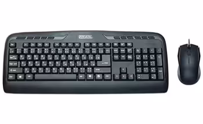 کیبورد و ماوس سیمدار SADATA 1554