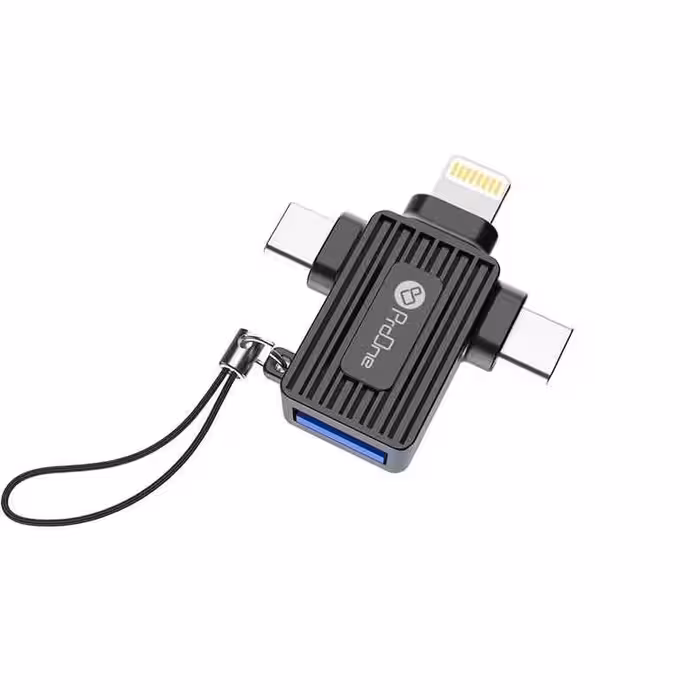 مبدل سه کاره USB به Micro USB   Type-C   لایتنینگ پرووان مدل ProOne PCO10
