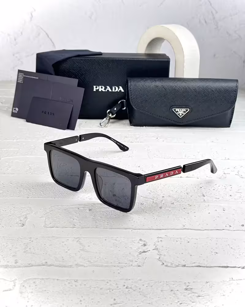 عینک آفتابی مردانه پرادا پلاریزه مدل PRADA SPS09X