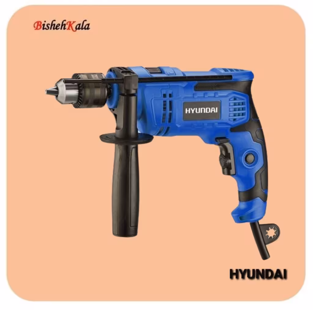 دریل برقی چکشی 720 وات HYUNDAI هیوندای مدل HP7213 کد(3)