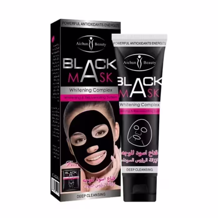 بلک ماسک صورت آیچون بیوتی مدل Black Whitening Complex