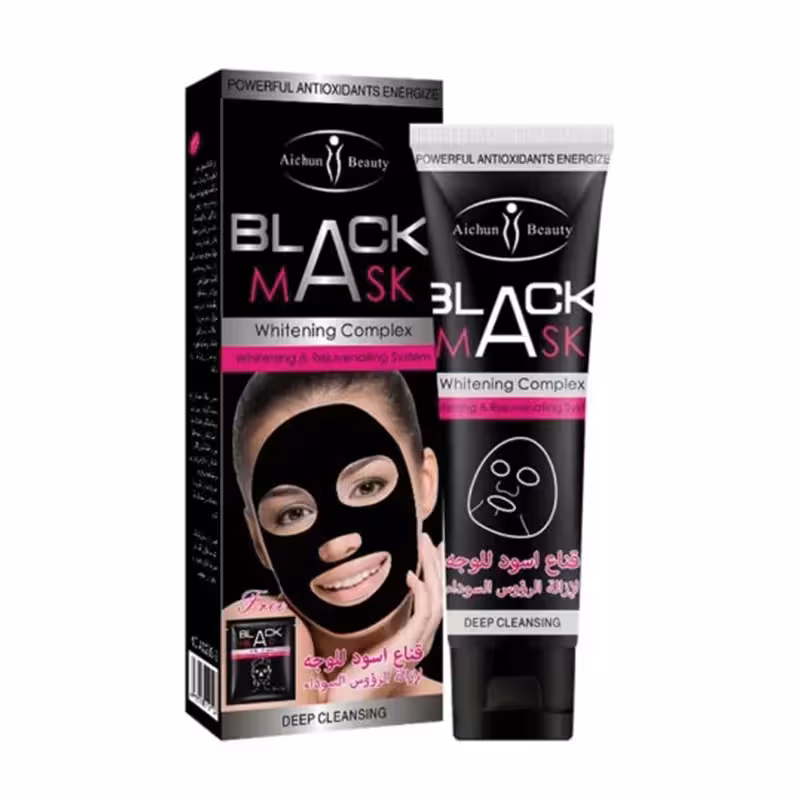 بلک ماسک صورت آیچون بیوتی مدل Black Whitening Complex