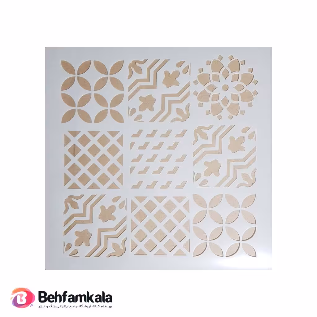 شابلون استنسیل کد G181 ابعاد 40*40