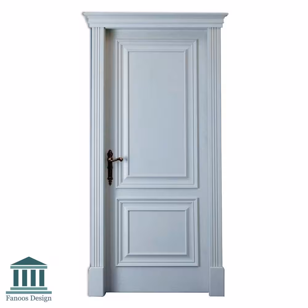 درب اتاق خواب برجسته با رنگ پوششی کد 266