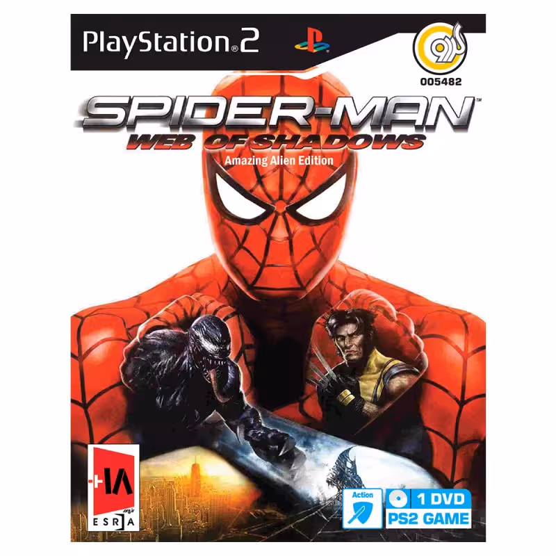 بازی SPIDER MAN EWB OF SHADOWS پلی استیشن 2 نشر گردو