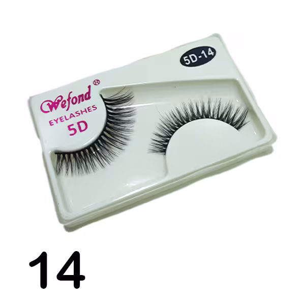 مژه جفتی 5D ویفوند شماره 14 We Fond