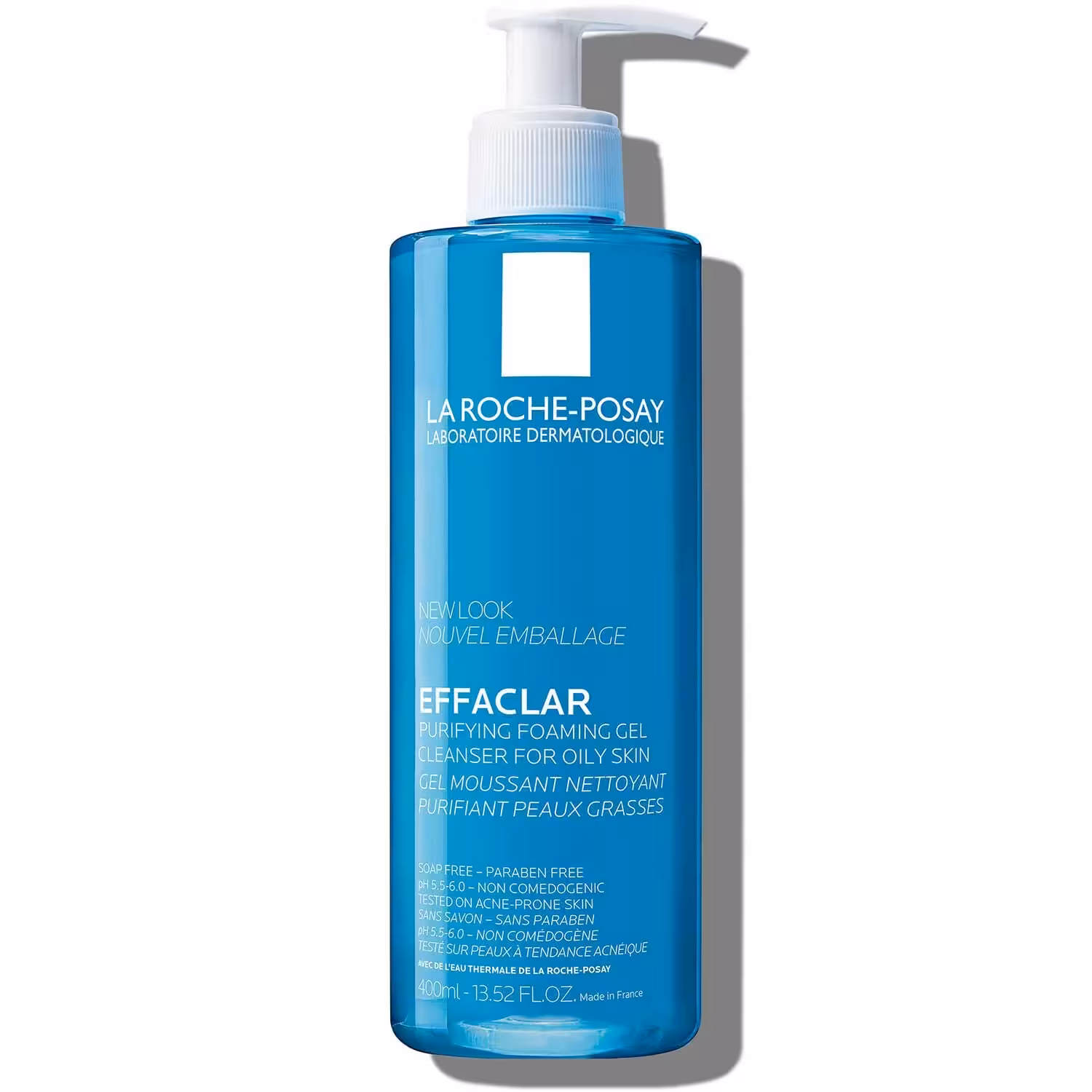 ژل شستشو پوست چرب و حساس لاروش پوزای ( LA ROCHE-POSAY – Effaclar Gel Mussant Purifiant 400ml )