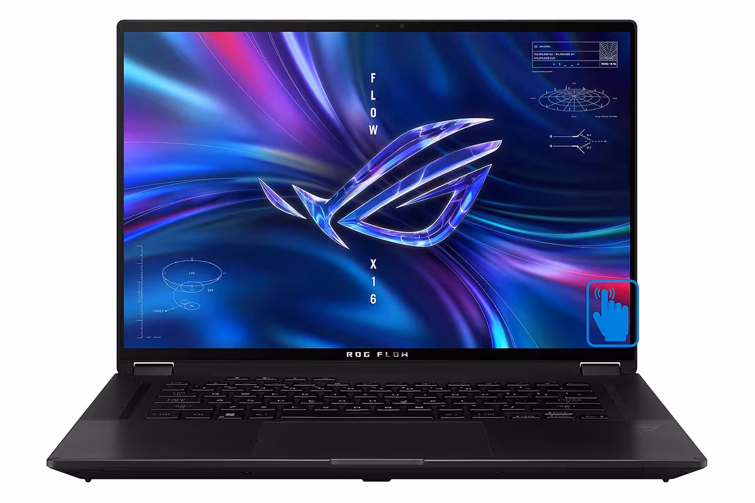 لپ تاپ 16 اینچی گیمینگ-مهندسی ایسوس مدل ASUS ROG Flow X16 GV601VI i9 13900H 64GB 2TB SSD RTX4070 8GB