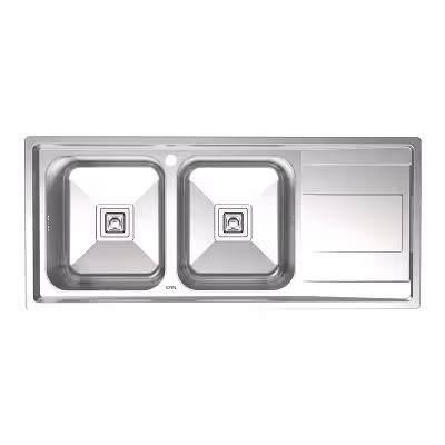 سینک فانتزی توکار دو لگن مدل 8122 کن