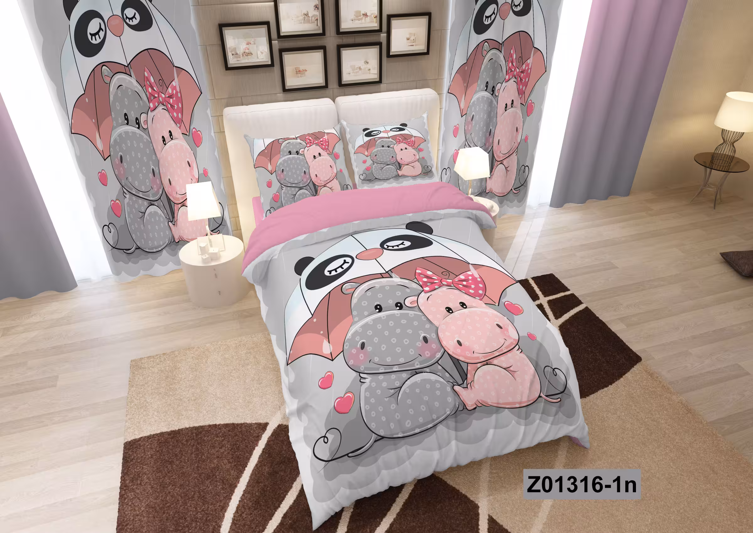 لحاف روتختی تنسل سه بعدی (3D) کالای خواب متین کد 1316