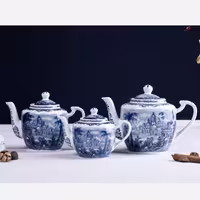 قوری چینی گرد آکسفورد، 3 عددی