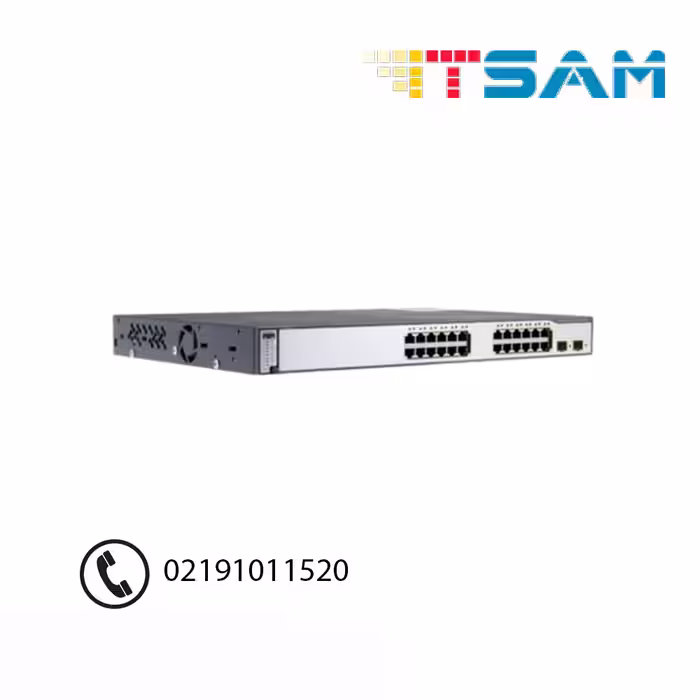 سوئیچ شبکه PoE سیسکو 24 پورت WS-C3750V2-24PS-S