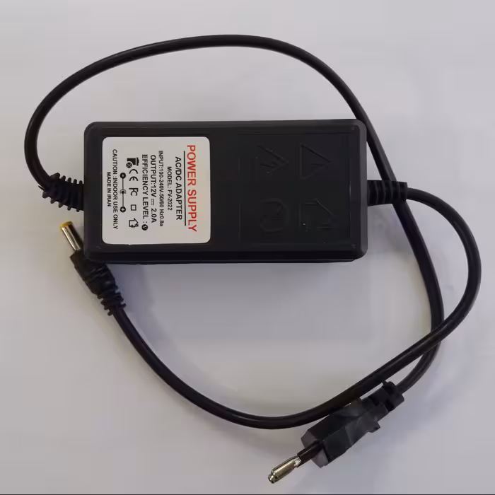 آداپتور 12 ولت 2 آمپر بسته 10 عددی