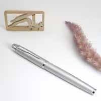 پارکر خودنویس استیل متالیک نقره ای آی ام Parker IM Metallic Fountain Pen