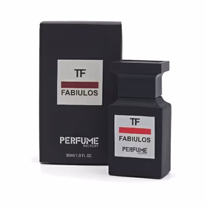 ادوپرفیوم مردانه پرفیوم فکتوری PERFUME FACTORY رایحه تام فورد فبیولس حجم 30 میل