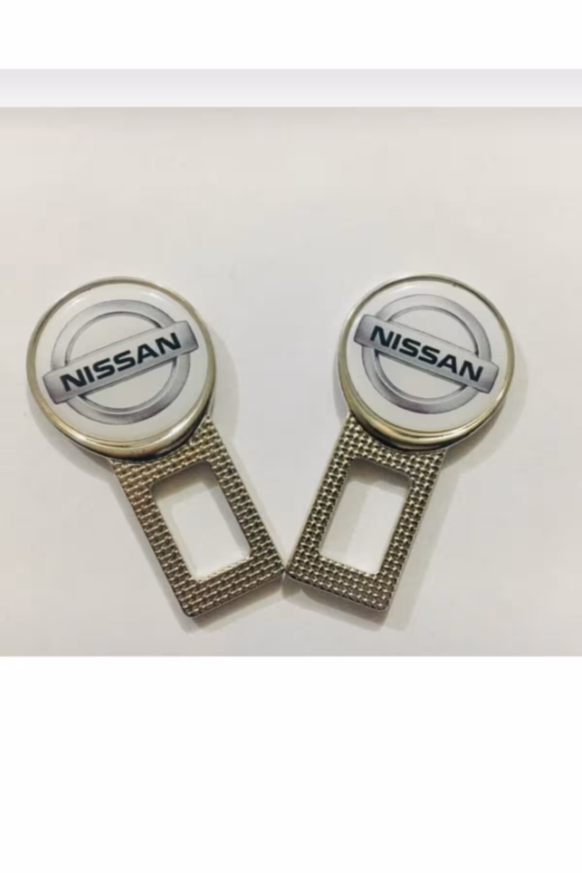 جاسوئیچی خودرو آرم سازگار با نیسان صدا سکوت فلزی 2 قطعه ŞENYILDIZ AKSESUAR
