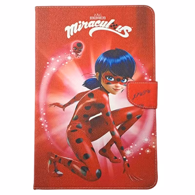 کیف کلاسوری طرح دختر کفشدوزکی 3 | تبلت سامسونگ "10.5 اینچ" Tab A7 (T500-T505-T509)