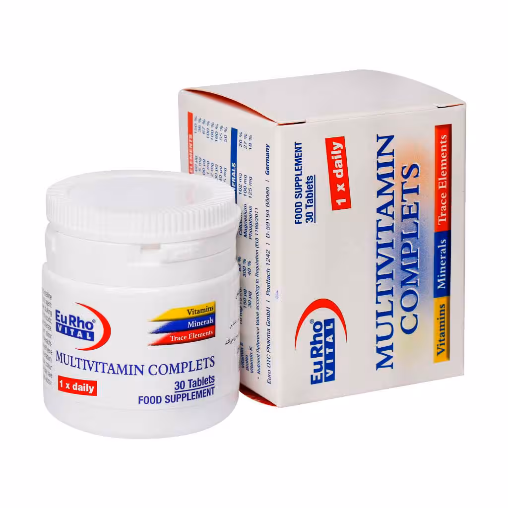 قرص مولتی ویتامین کامپلیت یوروویتال | Eurho Vital Multivitamin Complets
