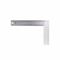 گونیای نجاری جنس چینی معمولی رنگ طرح استیل 35 سانتی متری