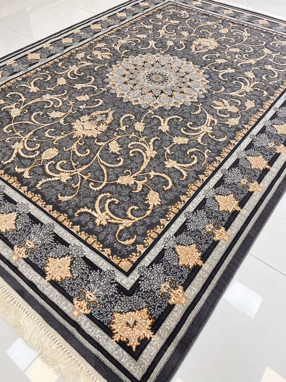 فرش 700شانه کاشان طرح کلاسیک