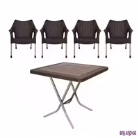 ست میز و صندلی ناصر پلاستیک مدل 991-523