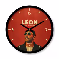 ساعت دیواری بزرگ راویتا طرح لئون - leon کد 3739