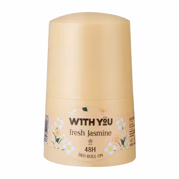 دئودرانت ضد تعریق مدل Fresh Jasmine ویت یو 50 میلی‌لیتر With you