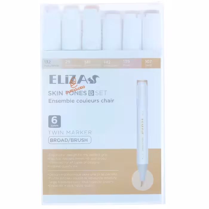 ست ماژیک 6 عددی سری B الیزا ELIZA