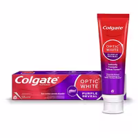 خمير دندان بنفش سفيد كننده فوری زردی دندان Optic white كلگيت حجم 125 ميل