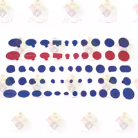 ست سری چسبونک پلاستیکی 56 پارچه LK PDR مدل H2181